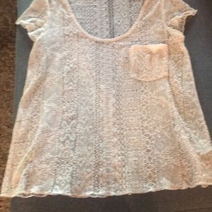 Gorgeous lace KIMCHI BLUE lace top
